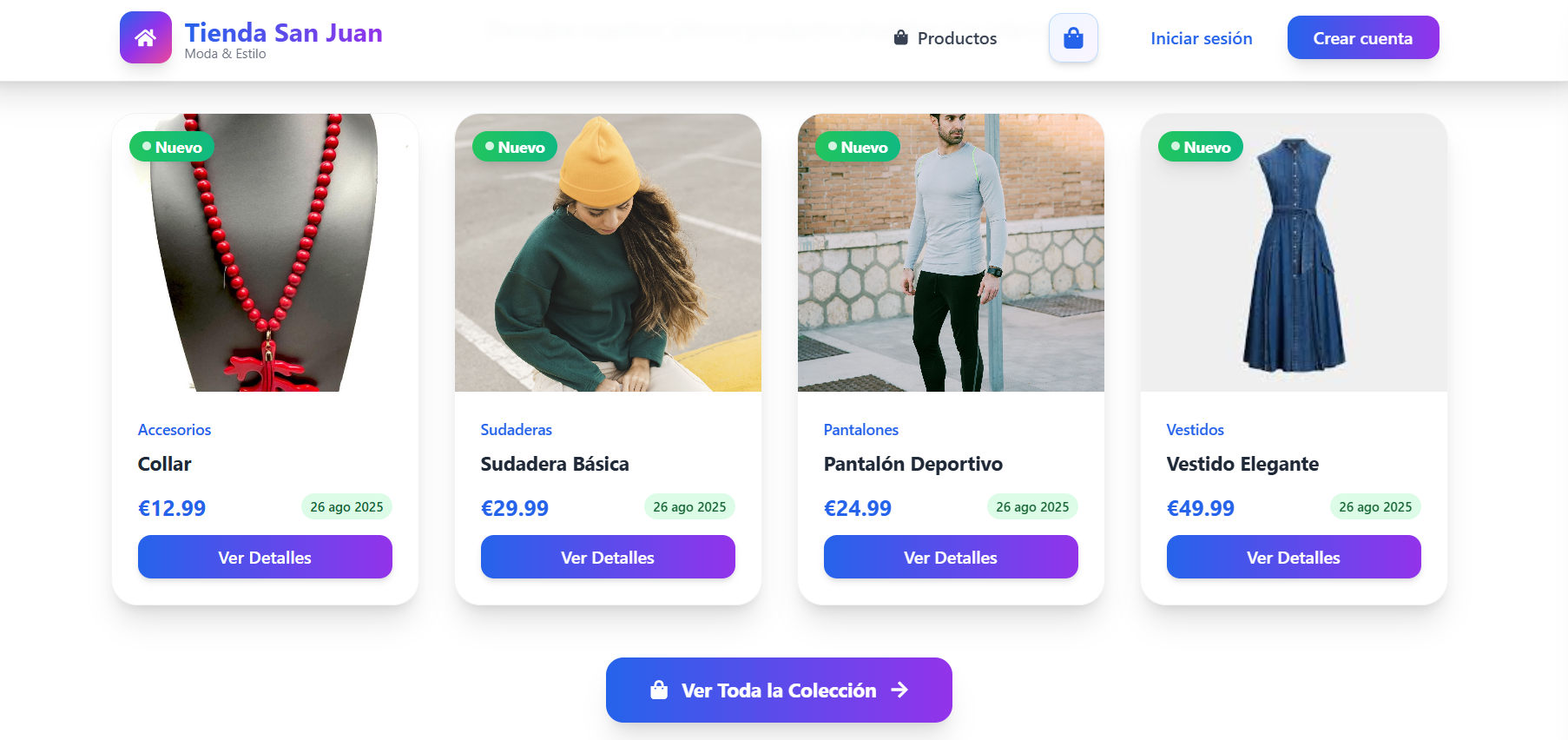Tienda de Ropa E-commerce